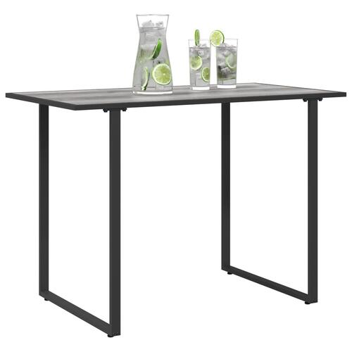 Havebord Grå 100x55x70 cm DPC og Stål