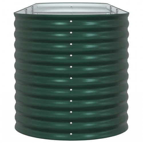 Have Højbed Grøn 320x80x81 cm Galvaniseret Stål