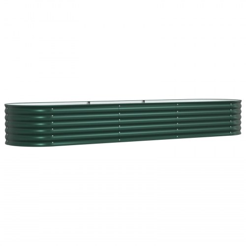 Have Højbed Grøn 320x80x44 cm i Galvaniseret Stål