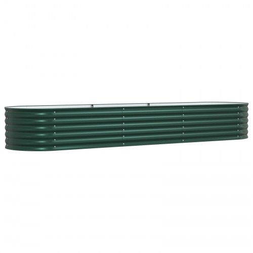Have Højbed Grøn 320x80x44 cm i Galvaniseret Stål