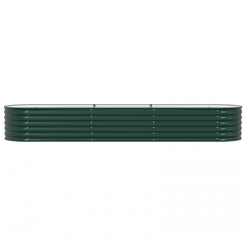 Have Højbed Grøn 320x80x44 cm i Galvaniseret Stål
