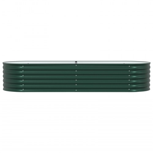 Hævet Bed til Haven Grøn 240x80x44 cm Galvaniseret Stål
