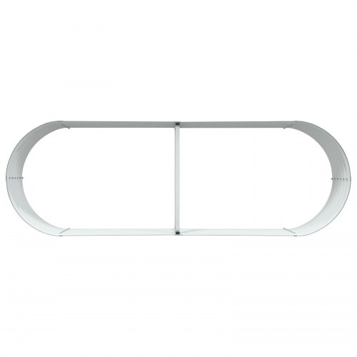 Hævet Bed til Haven Grøn 240x80x44 cm Galvaniseret Stål