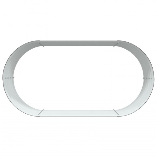 Havehævebed Brun 160x80x44 cm Galvaniseret Stål