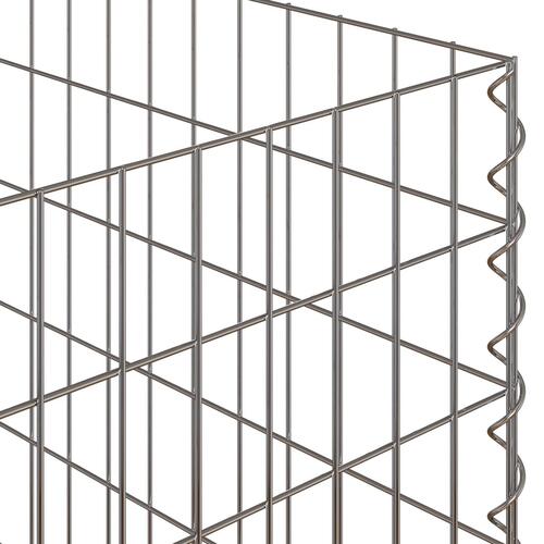 Havekomposter 100x100x100 cm Galvaniseret Stål Firkan