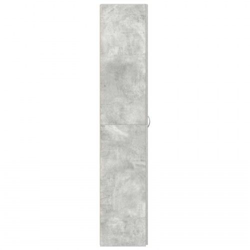 Skoskab Beton grå Konstrueret træ Skoskab Rektangulær