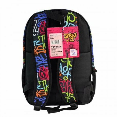 Skoletaske til teenagere - Toybags graffiti design