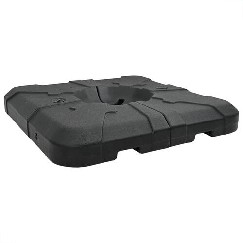2-delt parasolbase sæt med 110 kg sand eller 70 kg vand