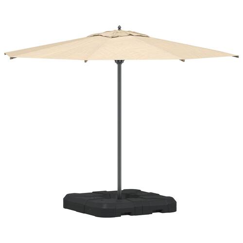 2-delt parasolbase sæt med 110 kg sand eller 70 kg vand