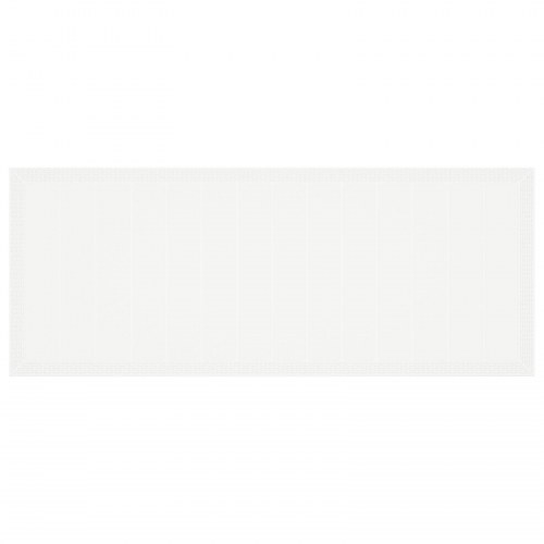 Have Spisebordssæt 9 Delt Hvid Rattan, Glas Ergonomisk