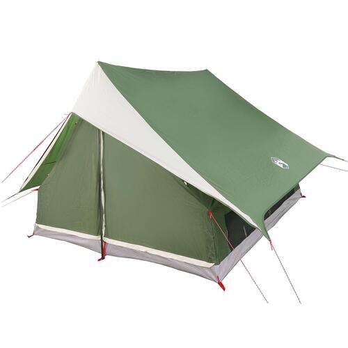 Camping Telt 5-Personer Grøn Polyester 5-personers Foldbart