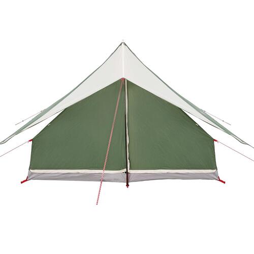 Camping Telt 5-Personer Grøn Polyester 5-personers Foldbart