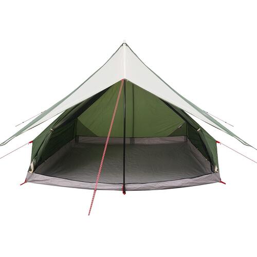 Camping Telt 5-Personer Grøn Polyester 5-personers Foldbart