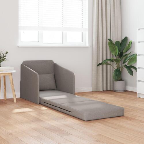 Gulv Sofa Seng Taupe Polyester Gulv Sofa Seng Rektangulær