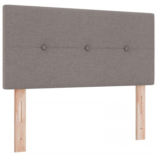 Hovedgærde Med Knapper Taupe 100 cm Stof