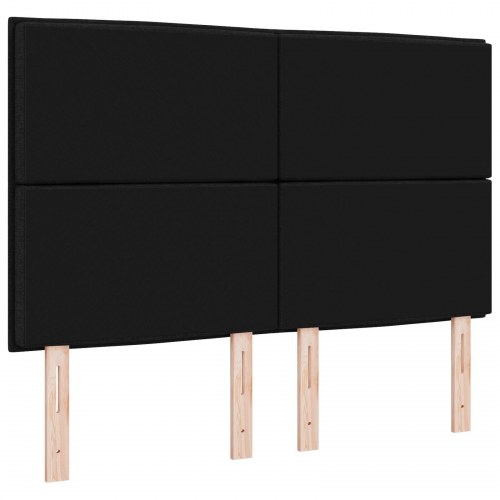 Senggavl linje design sort 160 cm stof