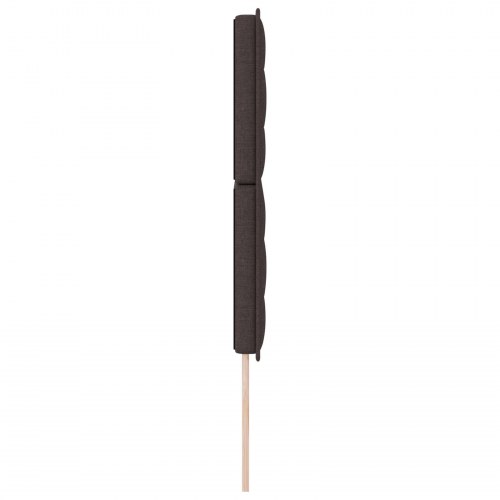 Sengegavl Linje Design Mørkebrun 160 cm Stof