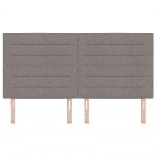 Sengegavl Linier Design Taupe 180 cm Stof
