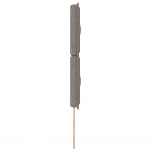 Sengegavl Linier Design Taupe 180 cm Stof