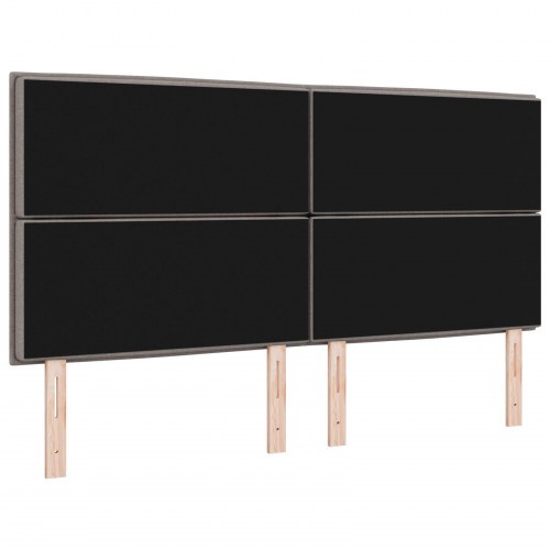 Sengegavl Linier Design Taupe 180 cm Stof