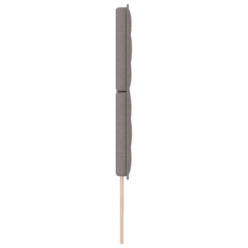 Sengegavl Linje Design Taupe 200 cm Stof