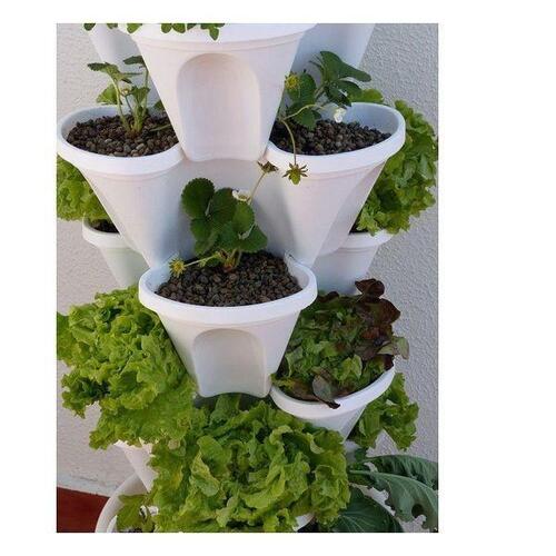 Hydroponisk dyrkningssæt Irisana Ecogarden EG10 Plastik Terrakotta