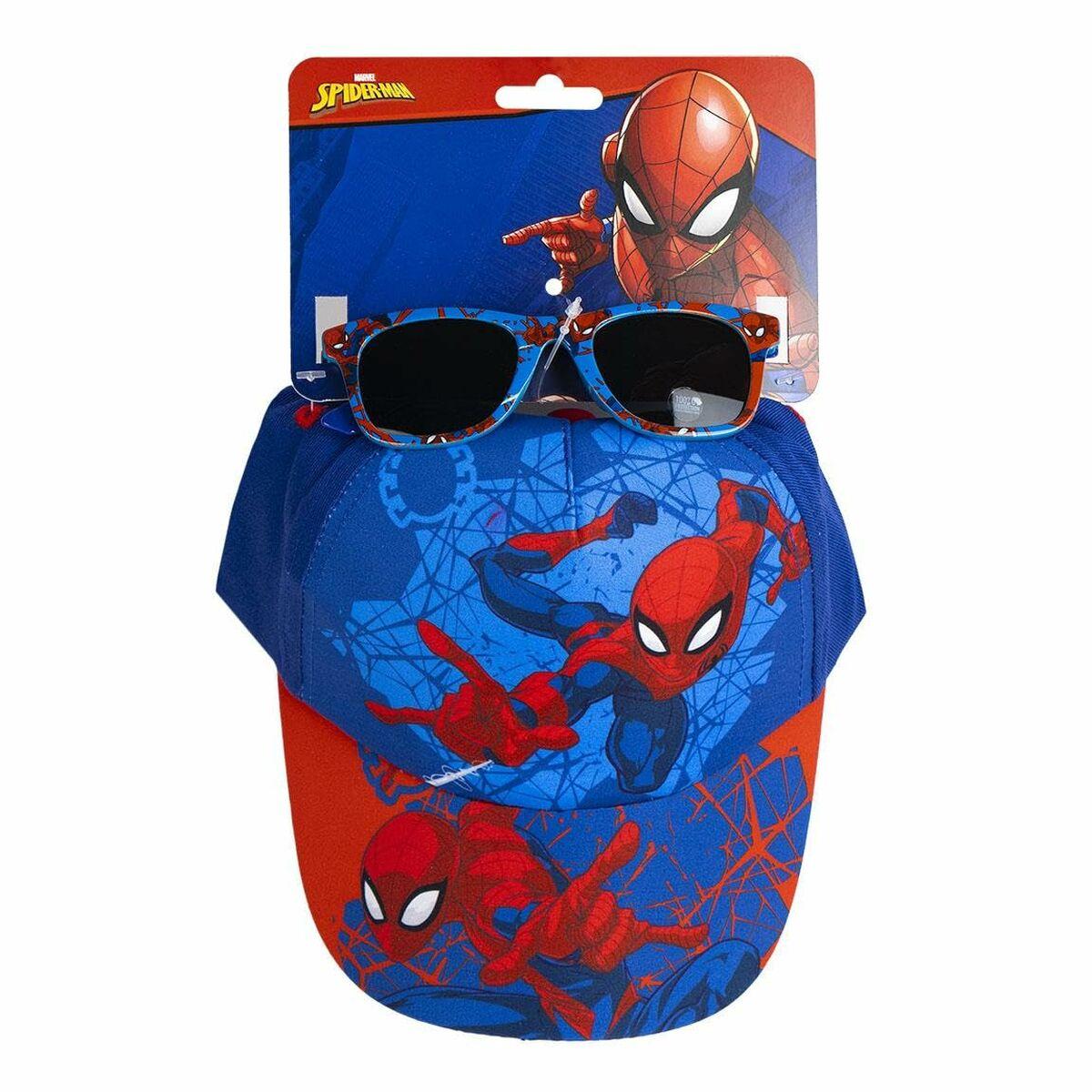 Solbriller til Børn Spider-Man 53 cm Kasket