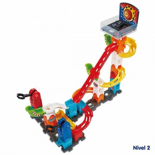 Vtech Marble Rush kuglebane - interaktiv basketball, multifarvet
