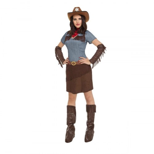 Cowgirl kostume til voksne - udklædning