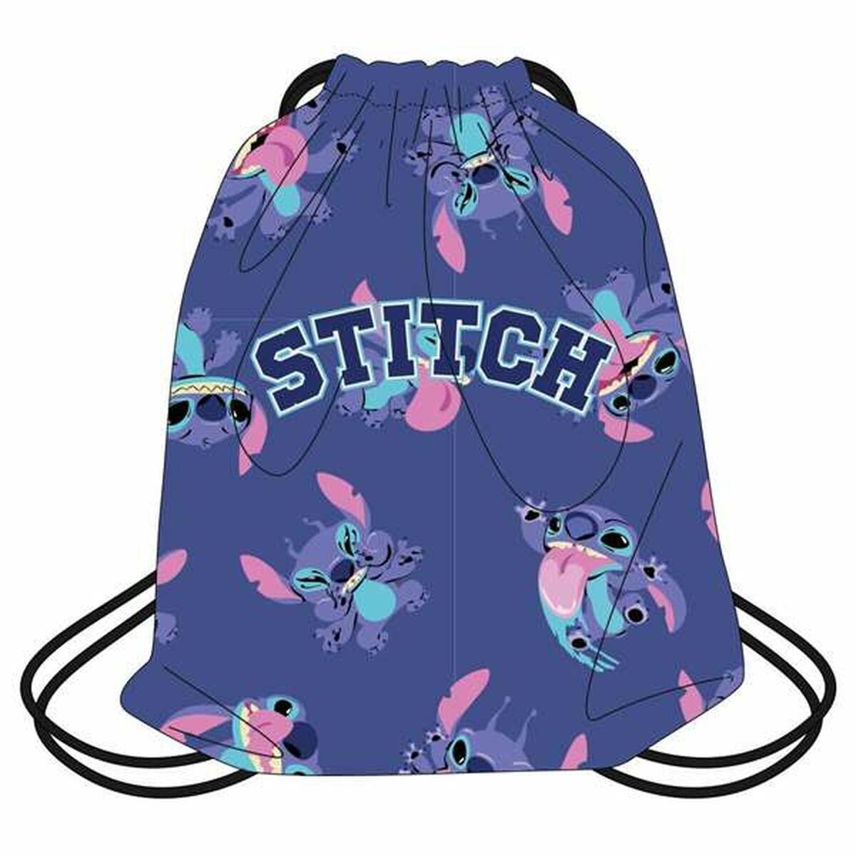 Skoletaske Stitch Lilla 30 x 39 cm