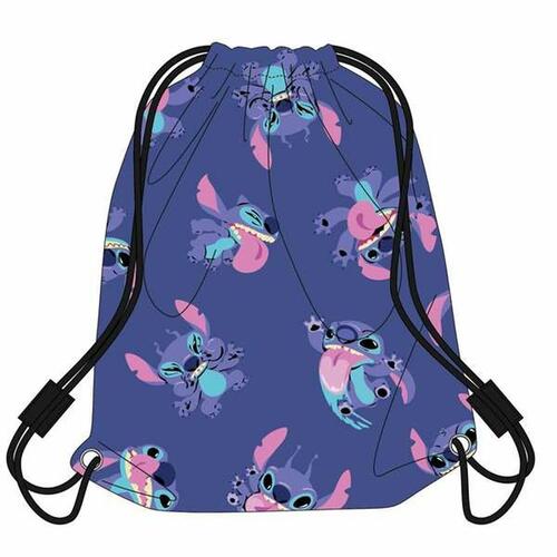 Skoletaske Stitch Lilla 30 x 39 cm