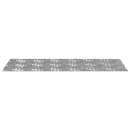 Aluminium Tread Plader 4 stk Skridsikre 50x20 cm
