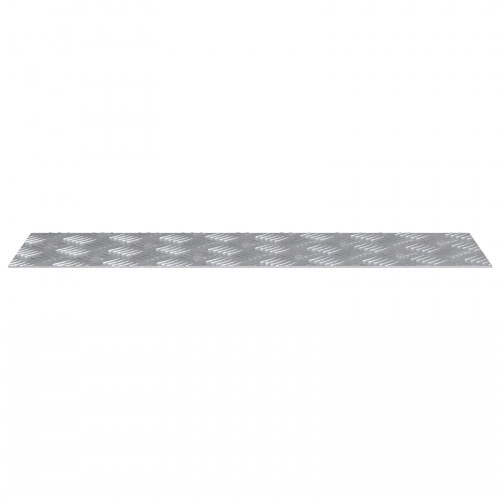 Aluminium Checker Plader 2 stk Skridsikker 70x20 cm