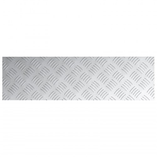 Aluminium Checker Plader 2 stk Skridsikker 70x20 cm