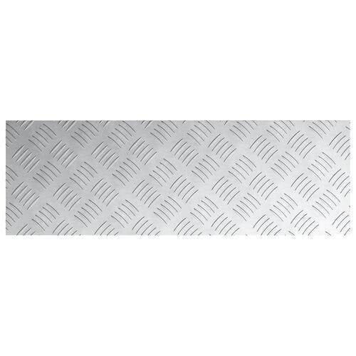 Aluminium Tjekkermønster 2 stk Skridsikker 75x25 cm
