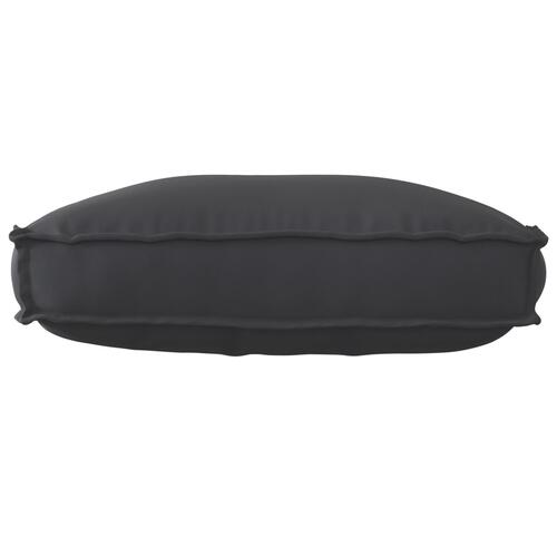 Pallet Pude til Rygpude Sort 70x40x12 cm Oxford Stof