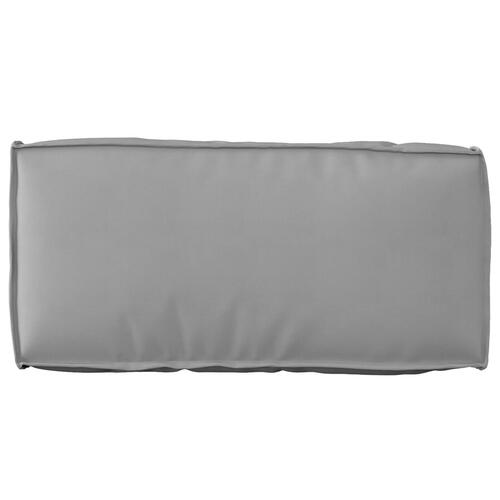 Pallepude til rygstøtte Grå 80x40x12 cm Oxford stof