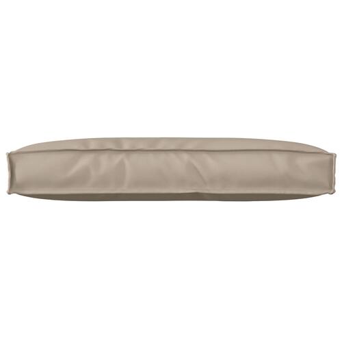 Pallepude til ryggen Taupe 80x40x12 cm Oxford stof