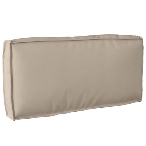 Pallepude til ryggen Taupe 80x40x12 cm Oxford stof