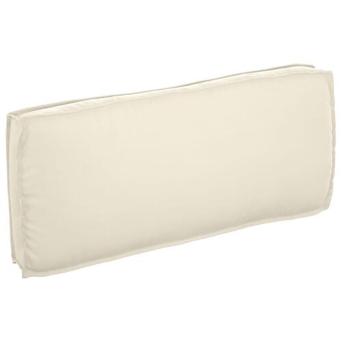 Pallepude til sæde/ryg Creme 120x50x12 cm Oxford stof