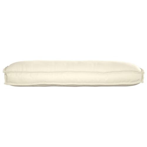Pallepude til sæde/ryg Creme 120x50x12 cm Oxford stof