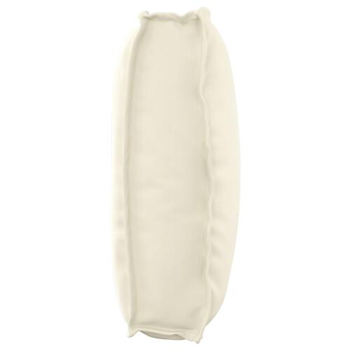Pallepude til sæde/ryg Creme 120x50x12 cm Oxford stof