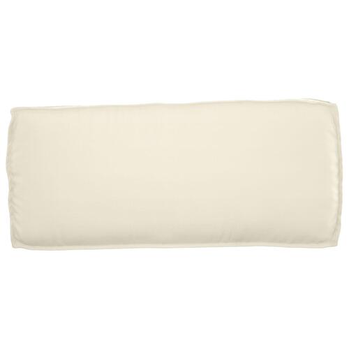 Pallepude til sæde/ryg Creme 120x50x12 cm Oxford stof