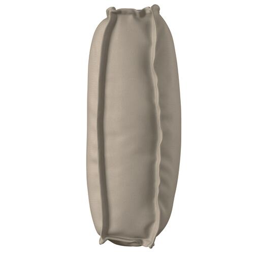 Pallepude til Sæde/Ryg Gråbrun 120x50x12 cm Oxford-stof