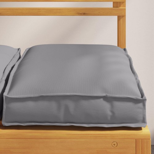 Pallet Puder til Sæde 2 stk Grå 40x40x8 cm Oxford stof