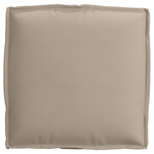 Pallepuder til sæde 2 stk Gråbrun 40x40x8 cm Oxford-stof