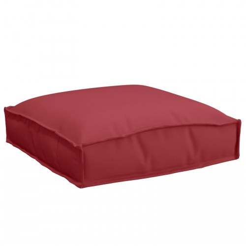 Pallet Puder til Sidde 2 stk Vinrød 40x40x8 cm Oxford Stof