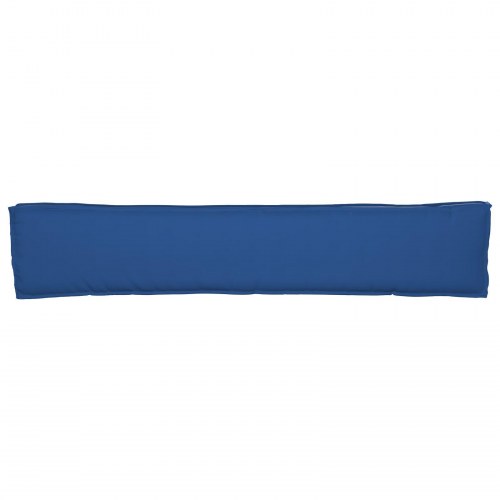 Pallepuder til bænk 2 stk Kongeblå 200x40x8 cm Oxford stof
