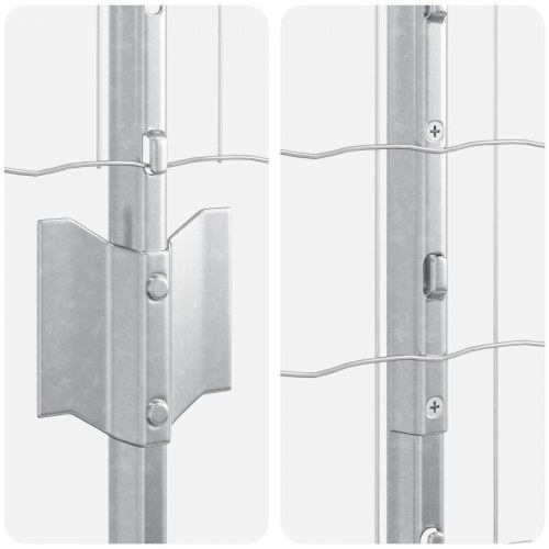 Havehegn Sæt Sæt af 2 Galvaniseret Stål 10 x 1 m Robust