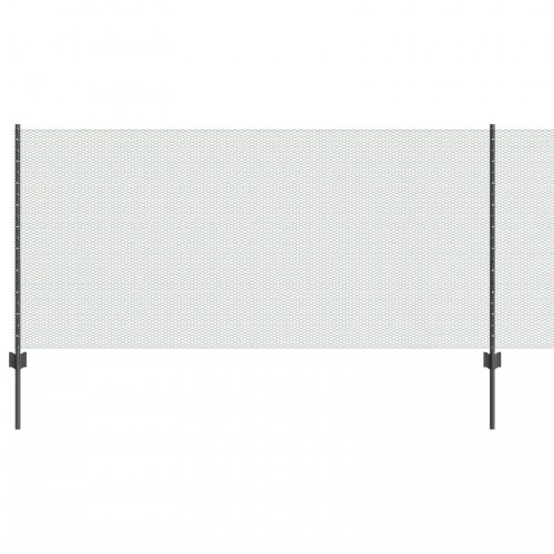 Havehegn Sæt Sæt med 2 Grå Metal 25 x 1 m Holdbar Metalhegn